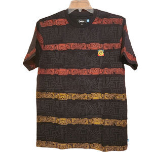 Cookies Clothing Co. New Aztec Design T-shirt, NWT Short Sleeve, size Medium